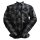 Bores Lumberjack Jacket-Shirt negro / gris para Hombres M