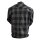 Bores Lumberjack Jacket-Shirt black / grey men 5XL