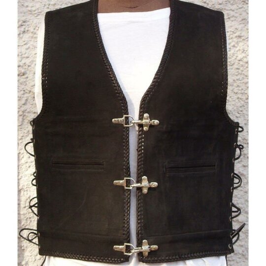Cha Cha Kutte STEVE leather vest made of nubuck leather