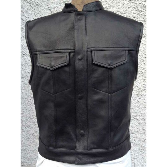 Cha Cha Kutte BILLY Leather vest smooth leather