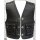 Cha Cha KAI Leather vest smooth leather outside pockets