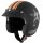 Germot GM 77 Star Jet helmet matt black / orange M