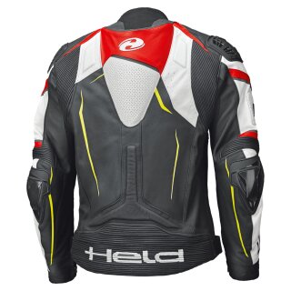 Held Safer II leather jacket black / white / red 58