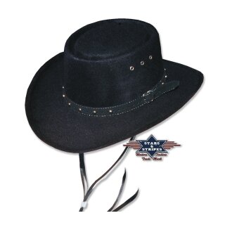 Sombrero Jack Black negro 55 cm