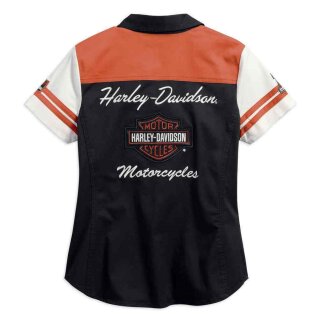 Harley Davidson Classic Camisa con cremallera para Mujer