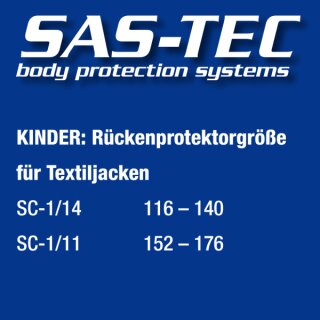 SAS-Tec Rückenprotektor SC-1/16 (540mm x 340mm)
