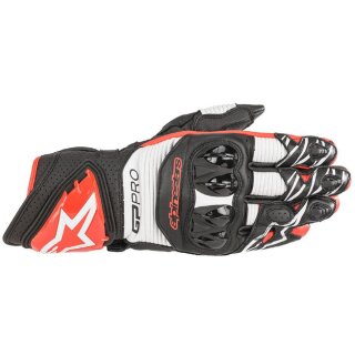 GP PRO R3 glove black / white / bright red L