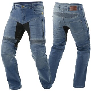 Trilobite PARADO motocicleta jeans azul corto para Hombre...