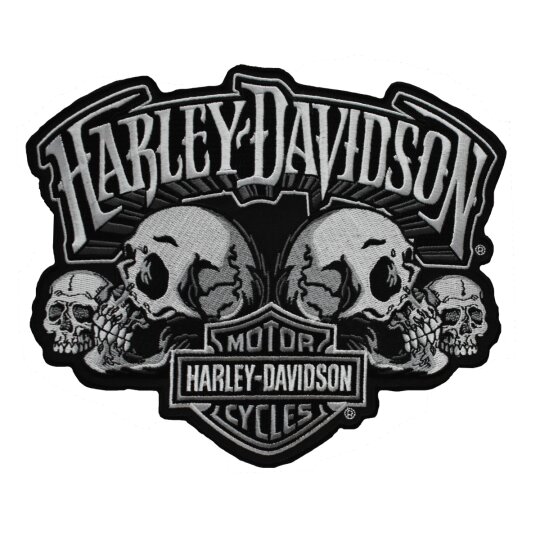 HD Patch Skull Text