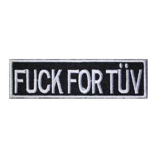 Patch Fuck For TÜV, Weiß