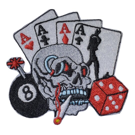 Patch Gambling Skull