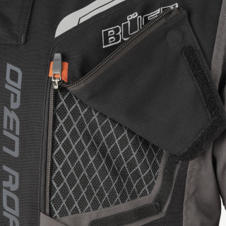B&uuml;se Open Road II textile jacket black women