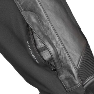 Büse Ferno Textil - Pantalones de cuero Negro