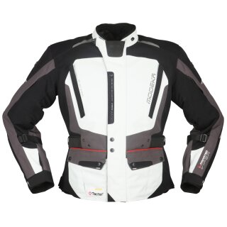 Modeka Viper LT Textile Jacket light grey / dark grey / black S