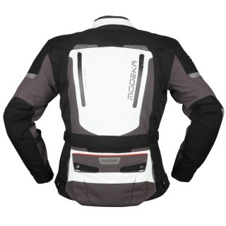 Modeka Viper LT Textile Jacket light grey / dark grey / black 4XL