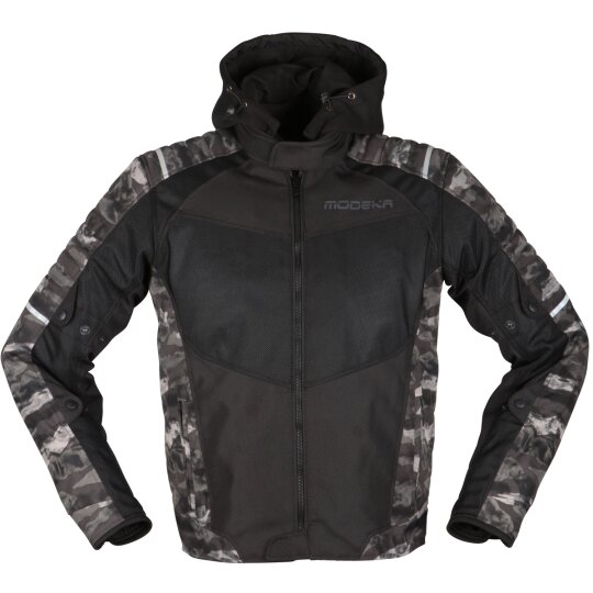 Modeka Couper II Textile jacket black / camouflage S