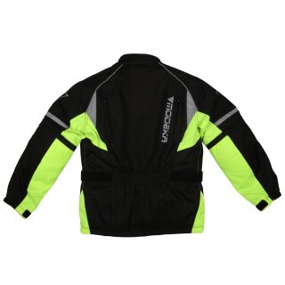 Modeka Tourex II textile jacket black / yellow Kids 128