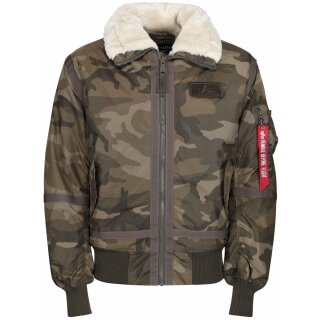 Alpha Industries Bomber Jacket B15-3 TT olive / camo