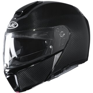 HJC RPHA 90 S Carbon Solid black flip-up helmet