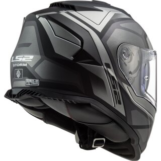 LS2 FF800 Storm full-face helmet Faster matt titanium XS