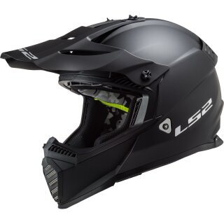 LS2 Fast EVO MX437 Solid matt-schwarz XS