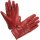 Modeka Hot guante de cuero clásico rojo 6
