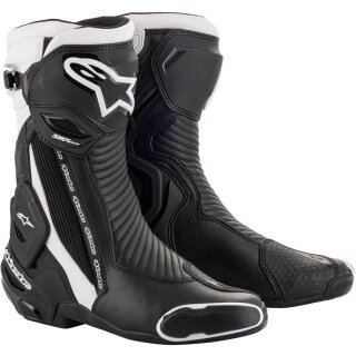 SMX Plus v2 botas de motocicleta negro / blanco 43