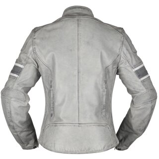 Modeka Iona Lady leather jacket light grey