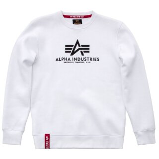 Alpha Industries Basic Sweater weiss