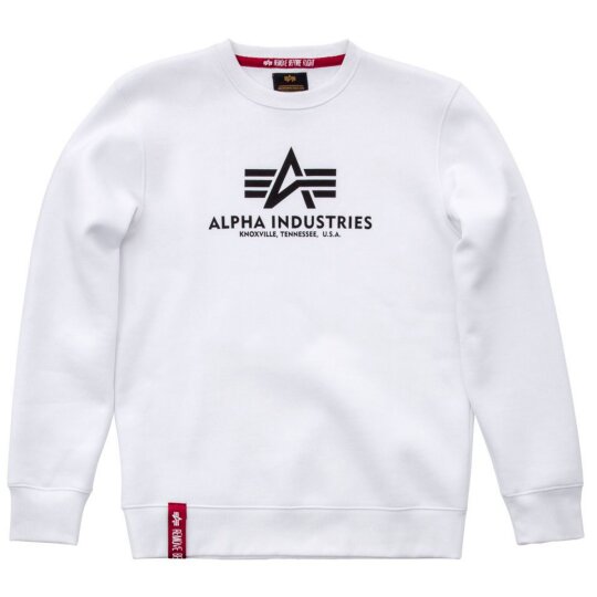 Alpha Industries Basic Sweater weiss M