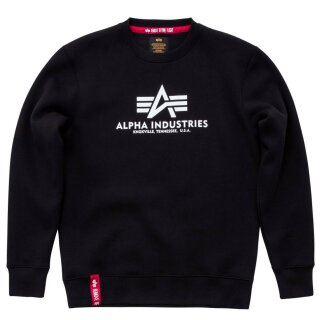 Alpha Industries Basic Sweater schwarz