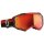 Las gafas Scott Goggle Fury rojo / negro / naranja cromado funciona