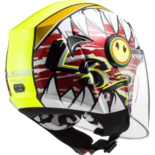 LS2 OF602 Funny Crunch  white / yellow M