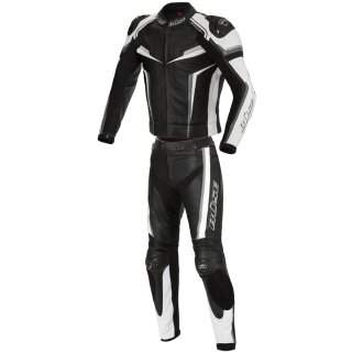 Büse Mille leather suit 2pcs. black/white men 48