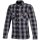 Büse M11 check-cotton shirt grey