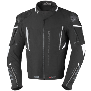 B&uuml;se Rocca Textiljacke Schwarz / Wei&szlig;