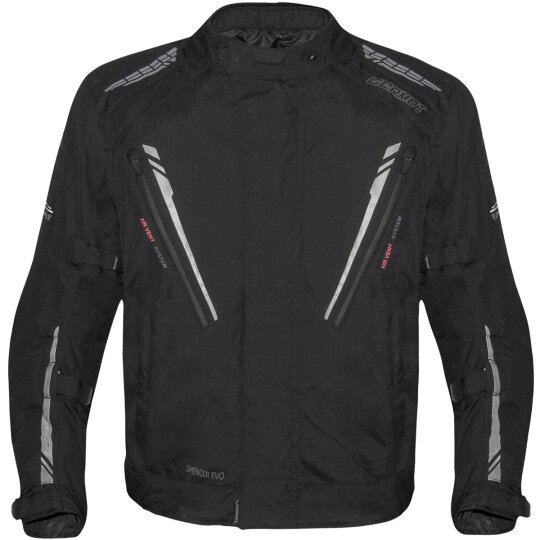 Germot Spencer Evo textile jacket black / grey BIG SIZE B5XL
