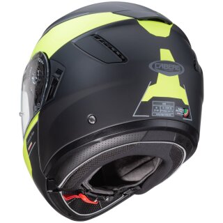 Caberg Levo Prospect Flip Up helmet matt-black / fluo-yellow S