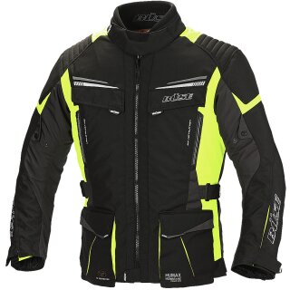 B&uuml;se LAGO PRO textile jacket black / neon yellow