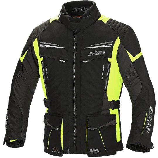 Büse LAGO PRO textile jacket black/neon yellow  M