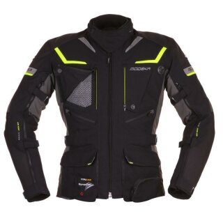 Modeka motorcycle jacket Panamericana black/yellow  Short XL