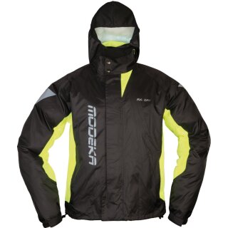 Modeka AX-Dry II Regenjacke schwarz / gelb 2XL