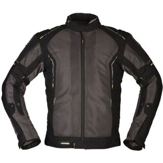 Modeka Khao Air textile jacket dark grey / black