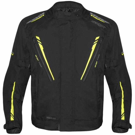 Germot Spencer Evo textile jacket black / yellow BIG SIZE L