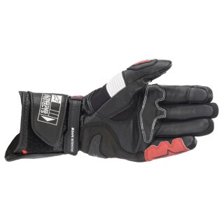 Alpinestars SP-2 V3 Handschuh schwarz / weiß / rot 3XL