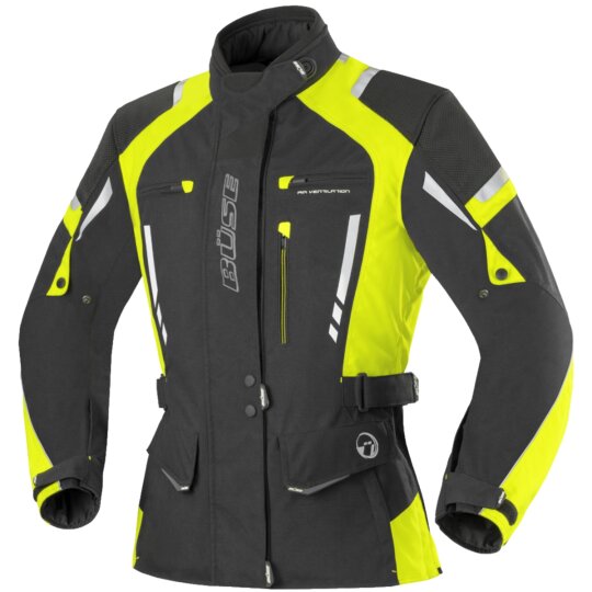 Büse Torino Pro ladies jacket black / neon yellow