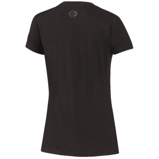 HD T-Shirt Metallic Fade Graphic schwarz Damen