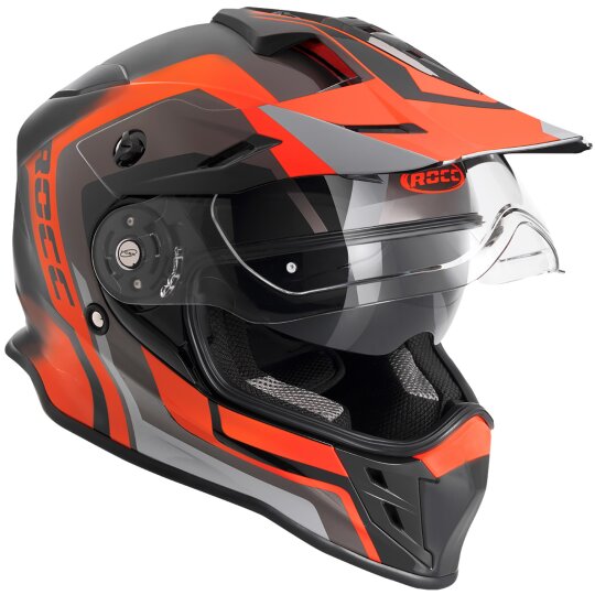 ROCC 782 cross helmet matt orange
