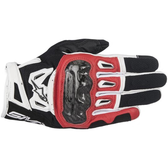 Alpinestars SMX-2 Air Carbon V2 sports glove black / red / white 2XL