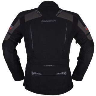 Modeka motorcycle jacket Panamericana II black / dark grey 3XL